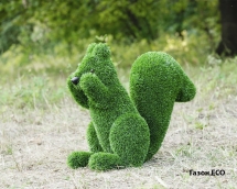 Топиари белочка Малышка - газон Premium Топиари белочка Малышка - газон Premium