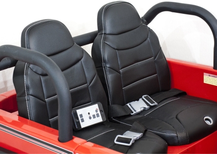 Детский электромобиль Jeep Hunter Red с полным приводом - CH9938-RED, фото 4