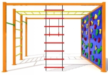 Уличный спортивный комплекс Актив спорт 9 для детской площадки