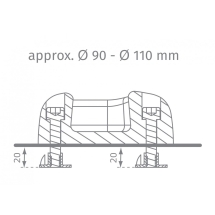 Зацепы из искусственного камня, 5 шт., размер S Зацепы из искусственного камня, 5 шт., размер S