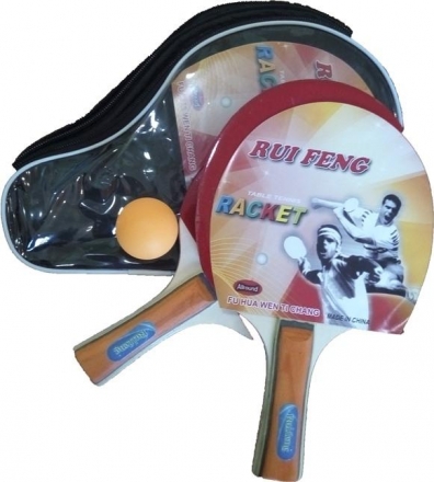 Набор для н/т RUIFENG 2108 А (2 ракетки + 1 шар) в чехле, фото 1