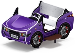 Кабриолет (фиолетовый) - Беседка машинка средняя - МФ 10.03.02-03.И1, фото 1