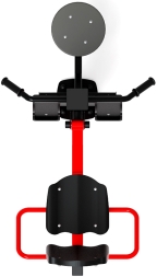 Жим ногами+Твистер (красный) - Уличный тренажер - СТ 022-11, фото 5 Жим ногами+Твистер (красный) - Уличный тренажер - СТ 022-11, фото 5