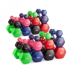 Набор гантелей винил (пары) от 0,5-10 кг VF-SET114 , фото 2