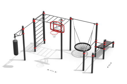 Воркаут площадка по проекту WP-017/20 "Дубрава", фото 1