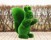 Топиари Белочка с кольцом под кашпо газон Deluxe Топиари Белочка с кольцом под кашпо газон Deluxe