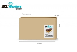 Массажный стол Relax Comfort коричневая кожа, фото 4