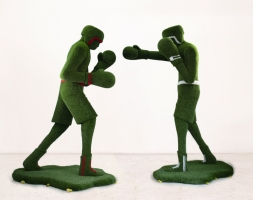 Топиари композиция Боксеры - газон Есо, фото 1