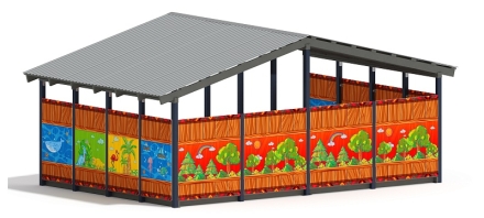 Теневой навес (Карандаши) - МФ 70.6.4-09, фото 2