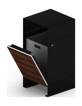 Урна парковая (черная) - МФ 50.02.03-01 (под анкера)