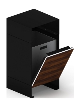 Урна парковая (черная) - МФ 50.02.03-01 (под анкера)