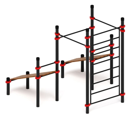 Воркаут 89 красный ВТ 11.16-01, фото 3