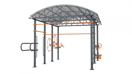 Навес с тренажерами УТИ002, фото 2