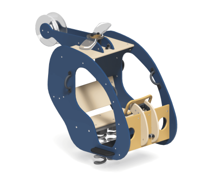 Качалка на пружине Вертолет КБ-05 для игровой площадки, фото 1