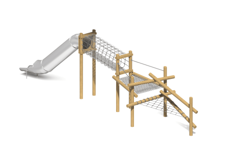 Игровой комплекс Эко Сеть ИК-219 для детской площадки, фото 2