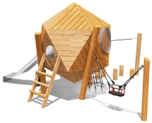 Игровой комплекс Эко VST 0024/8 для детской площадки