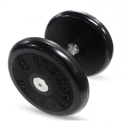 Гантель Barbell 13 кг классик с вращающейся ручкой хром, фото 1