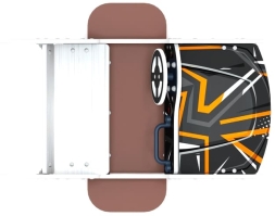 Кабриолет (черный) - Беседка машинка средняя - МФ 10.03.02-05.И1, фото 5