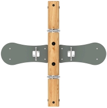 Качалка-балансир на двух пружинах (Лиственница) ИО 23.24.01-Л.И1