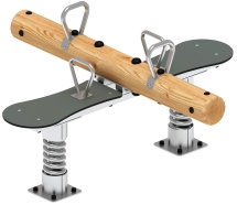 Качалка-балансир на двух пружинах (Лиственница) ИО 23.24.01-Л.И1