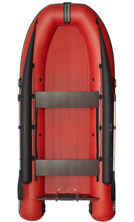 Моторная лодка ПВХ Фрегат 390 FM Jet/L/S (ФМ Джет/Л/С) с фальшбортом Красный, фото 1