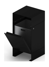 Урна парковая (черная) - МФ 50.02.04-01 (под анкера)