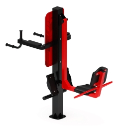 Жим ногами+Брусья (красный) - Уличный тренажер - СТ 023-11, фото 2
