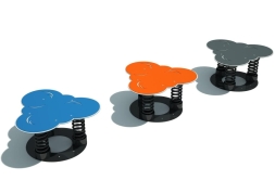 Качалка на пружине Облака-3 для детской площадки, фото 1 Качалка на пружине Облака-3 для детской площадки, фото 1