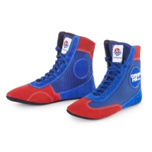 Борцовки самбо "GREEN HILL ЭКСПЕРТ", размер 41, красно-синий