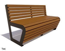 Скамейка уличная Клин, Лиственница 2 м, фото 3 Скамейка уличная Клин, Лиственница 2 м, фото 3