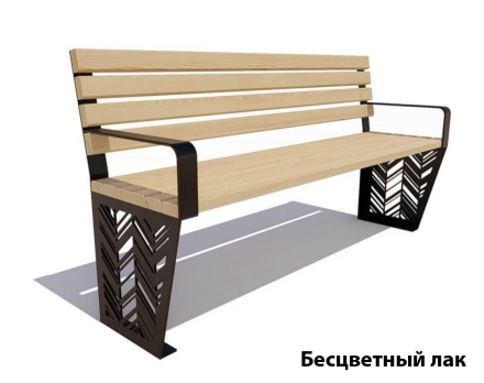 Парковая скамейка Гарнизон, Сосна 3 м, фото 1