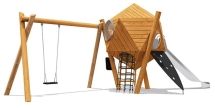 Игровой комплекс Эко VST 0024/4 для детской площадки