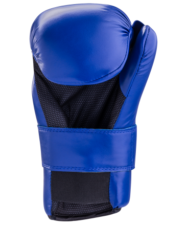 Накладки для карате 7-contact  SCG-2048c/а, к/з, синие, фото 3