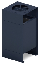 Урна парковая с пепельницей - МФ 50.02.05 (под анкера)