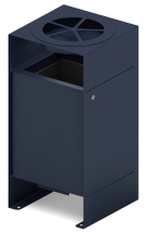 Урна парковая с пепельницей - МФ 50.02.05 (под анкера)