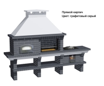 Печь Аристократ 750 Радиальный кирпич коричневый