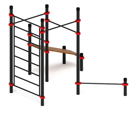 Воркаут 89 красный ВТ 11.17-01, фото 4