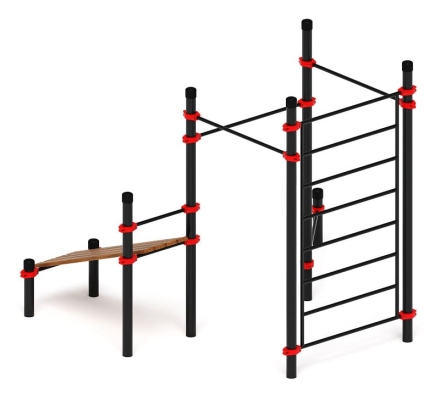 Воркаут 89 красный ВТ 11.17-01, фото 3