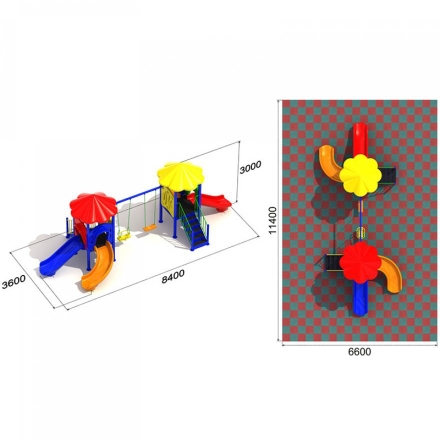 Детская игровая площадка Колокольчик 2.3, фото 3