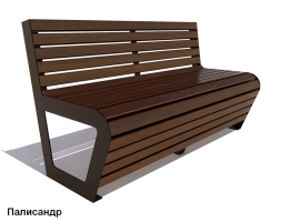 Скамейка уличная Клин, Лиственница 3 м, фото 5 Скамейка уличная Клин, Лиственница 3 м, фото 5