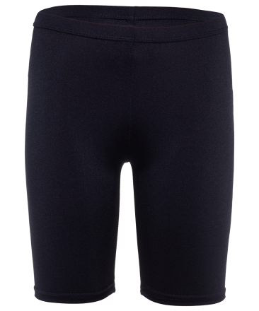 Велосипедки гимнастические до колена, полиамид, черные, р. 28-34, фото 2