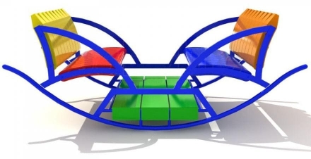 Качалка Лодочка для детской площадки, фото 1