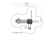 Игровой комплекс Эко 071007 для детской площадки