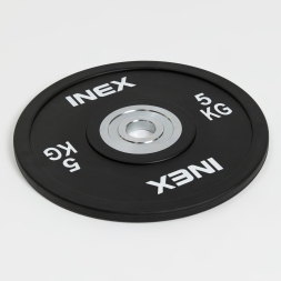 Олимпийский диск в уретане INEX PU Bumper Plate 5 кг , фото 2