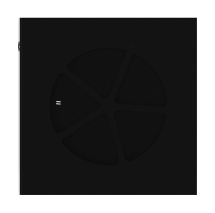 Урна парковая с пепельницей (черная) - МФ 50.02.05-01 (под анкера)