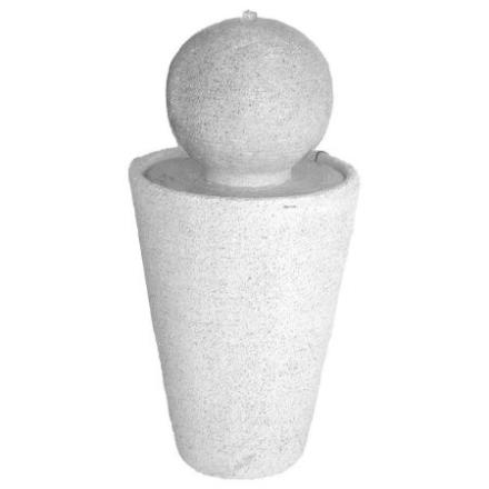 Фонтан декоративный конусный с шаром Н=61 см артикул S207005, фото 1