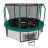 Батут Unix line Supreme Game 12 ft (green) с защитной сеткой