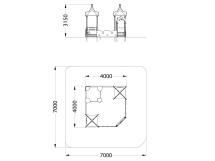 МФ 3.251 Песочный дворик без горки