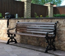 Скамейка чугунная Барокко 1,8 м