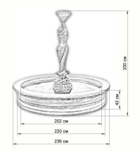 Фонтан Королевский и русалки в золоте